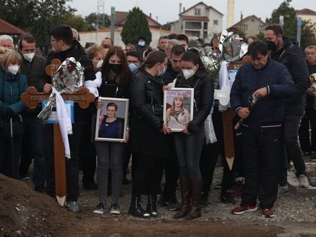 Porodica Đokić, sahrana, Aleksinac