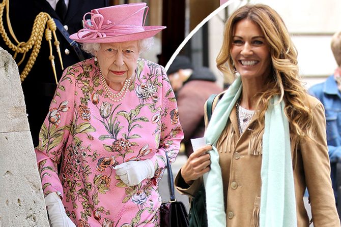 Kirsti Bertareli Kraljica Elizabeta II Kirsty Bertarelli Queen Elizabeth II