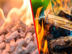 Pelet drva ogrev loženje