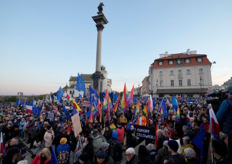 Poljska Varšava protesti Poljska Varšava protesti