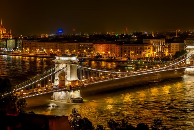 budimpešta vožnja brodom, lačani most