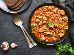 Grašak, jelo, meso, kuvano jelo