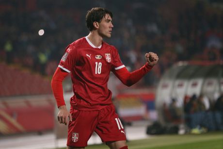 Dušan Vlahović, Fudbalska reprezentacija Srbije