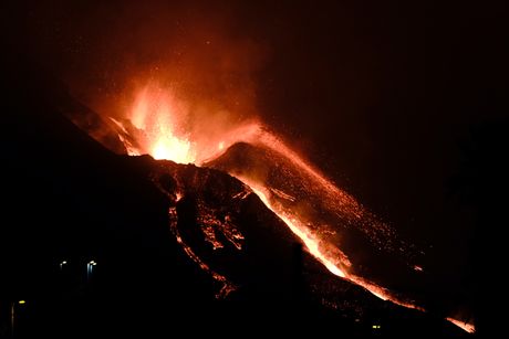La Palma vulkan lava Španija