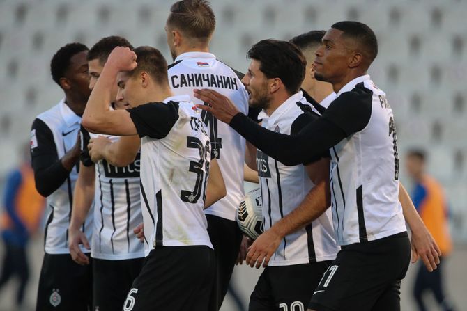 Partizan slavi gol protiv Radnika u Humskoj