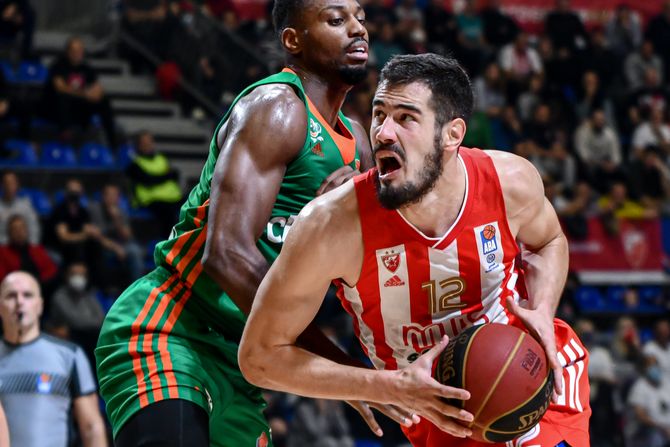 Nikola Kalinić, Crvena zvezda - Cedevita Olimpija