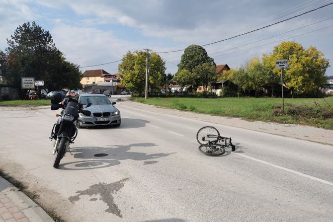 Motociklista udario ženu Čačak