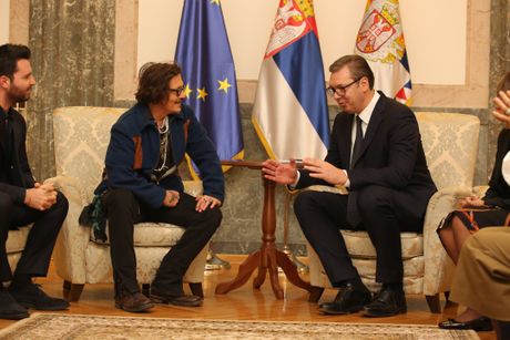 Džoni Dep i Aleksandar Vučić