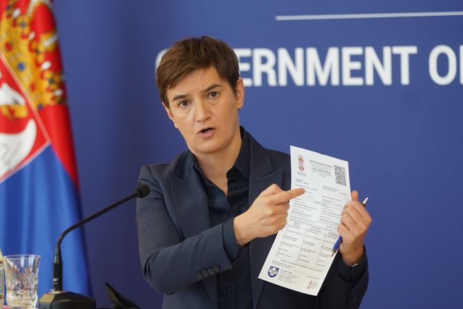 Ana Brnabić, kovid propusnica