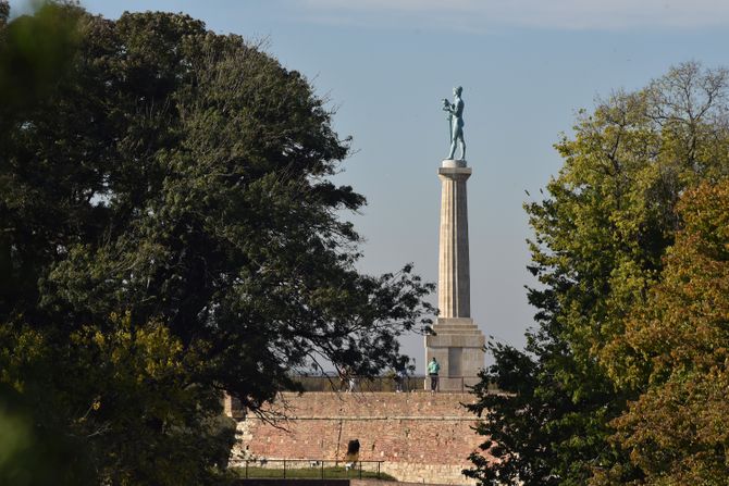 Kalemegdan, Pobednik, Lepo vreme, jesen, sunčano sunčan dan, vremenska prognoza