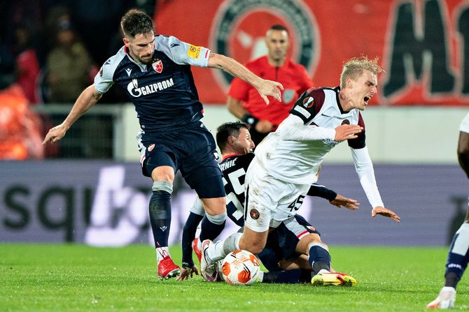 Midtjiland Crvena zvezda fudbal Liga Evrope