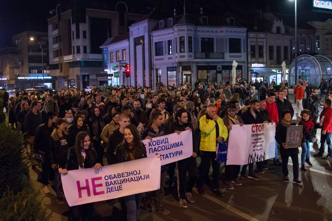 Niš protest korona virus kovid propusnice