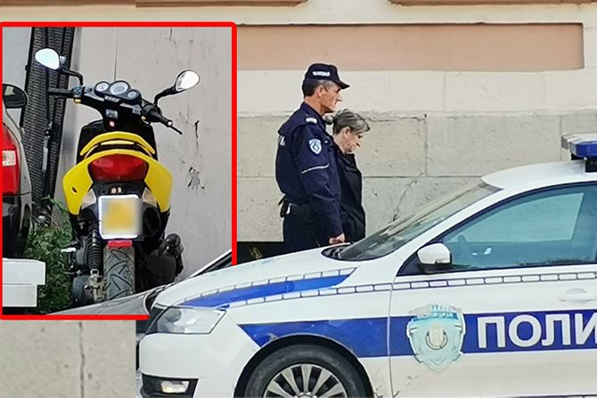 Žena Gorana Dzonića Suzana dovezena u policiju u Aleksincu