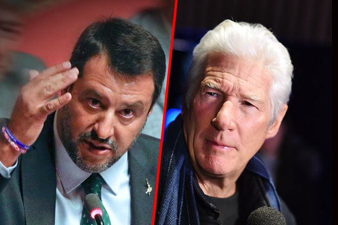 Mateo Salvini,  Matteo Salvini, Ričard Gir  Richard Gere