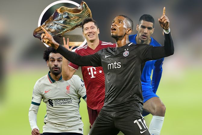 Fudbal Zlatna kopačka Evrope Rikardo Gomeš Mohamed Salah Robert Levandovski Ohi Omoižuanfo