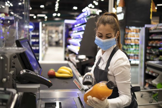 supermarket, kasa, kasirka supermarket, kasa, kasirka