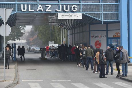 Hrvatska, Zagreb, Velesajam, gužve, vakcinacija Hrvatska, Zagreb, Velesajam, gužve, vakcinacija