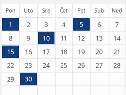 poreski kalendar za novembar