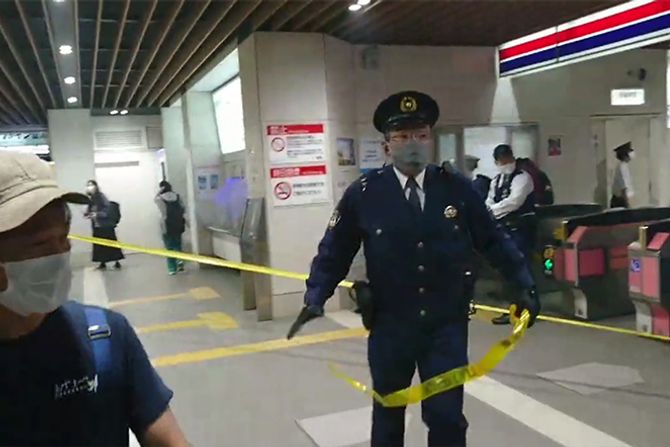 Tokio Tokyo metro napad