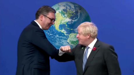 Aleksandar Vučić i Boris Džonson Aleksandar Vučić i Boris Džonson