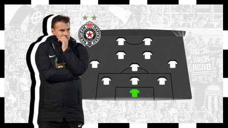 FK Partizan, sastav, Aleksandar Stanojevic 3-5-2
