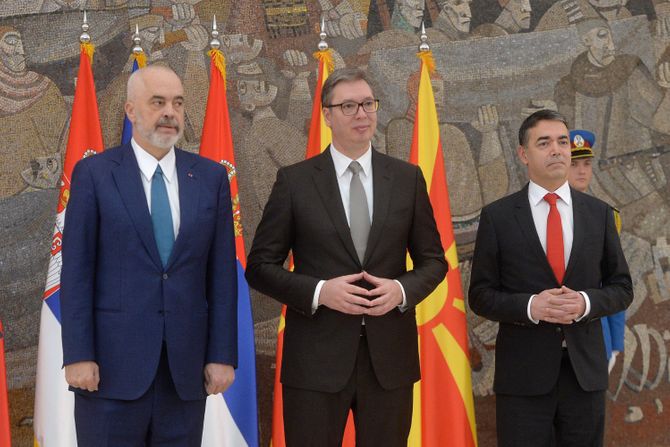 Aleksandar Vučić Edi Rama Nikola Dimitrov