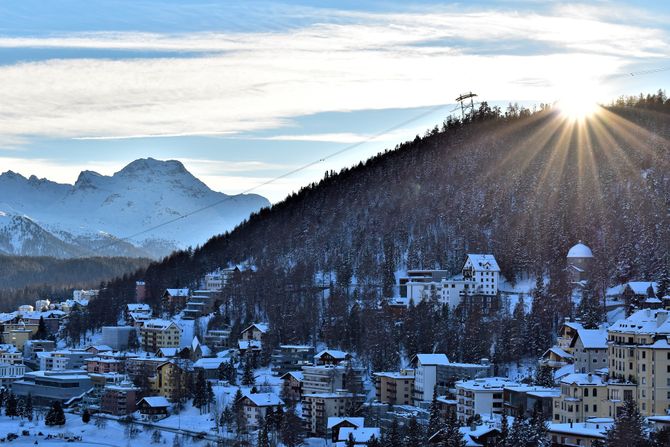 Sent Moric, skijalište, Švajcarska