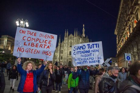 Antivakcerski protesti u Italiji