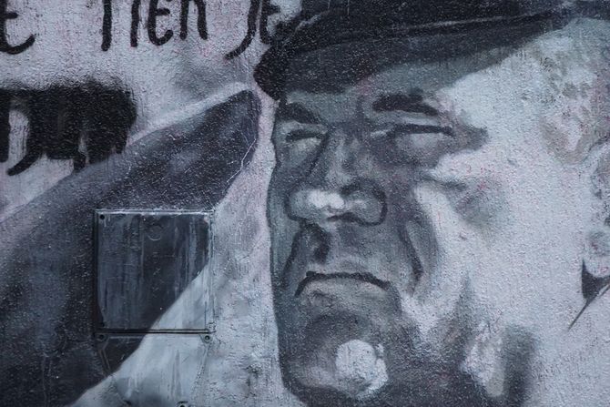 Mural Ratko Mladić Aida Ćorović