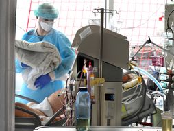 Bolnica, korona, ilustracija, Nemačka