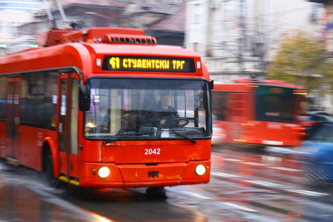 Trolejbus 41 Kneza Miloša kiša gradski prevoz javni prevoz Trolejbus 41 Kneza Miloša kiša gradski prevoz javni prevoz