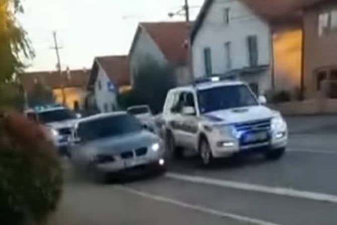 Potera BMW Interventna Policija Zemun