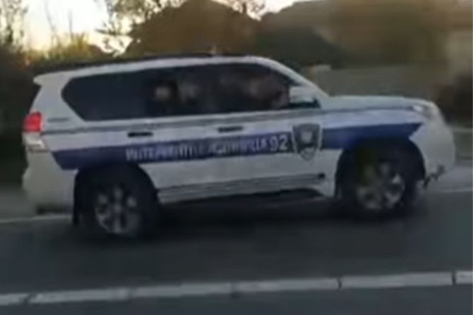 Potera BMW Interventna Policija Zemun