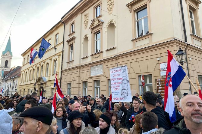 Protest, Hrvatska, Zagreb