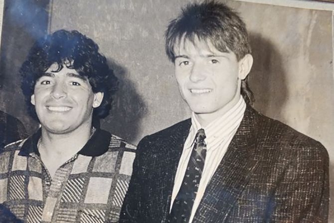 Dragan Stojković Piksi, Dijego Armando maradona Dragan Stojković Piksi, Dijego Armando maradona