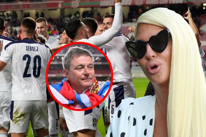 Jelena Karleuša Dragan Stojković Piksi, slavlje fudbalera