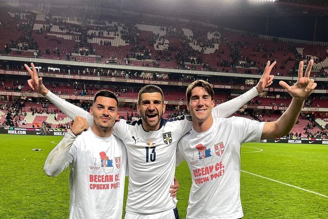 Dušan Vlahović, Nemanja Radonjić, Stefan Mitrović Dušan Vlahović, Nemanja Radonjić, Stefan Mitrović