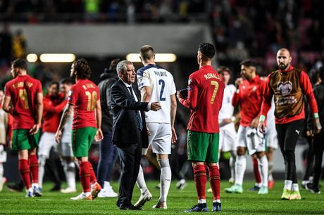 Fernando Santoš, Kristijano Ronaldo, Fudbalska reprezentacija Portugalije, Fudbalska reprezentacija Srbije