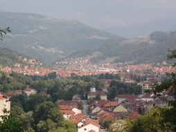 Ivanjica panorama centar grada vidikovac jezero