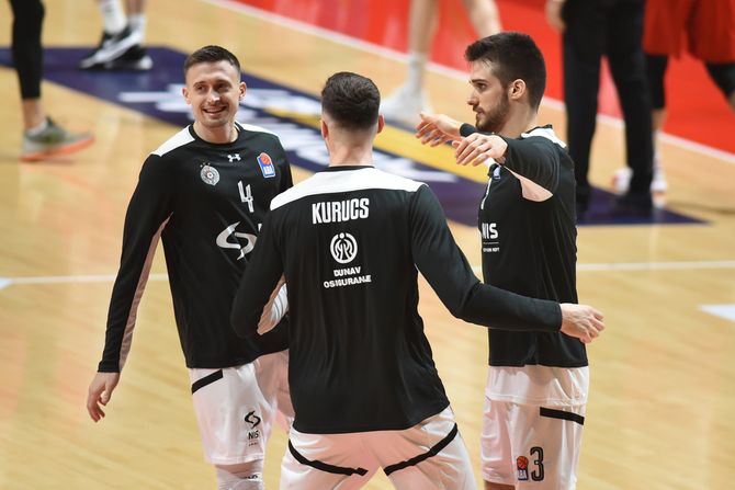 KK Partizan, Rade Zagorac, Rodions Kuruc, Aleksa Avramović