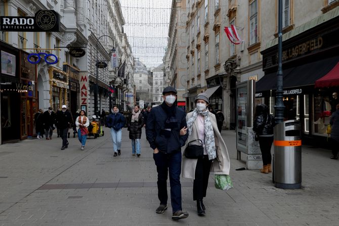 Austrija, Beč, korona virus