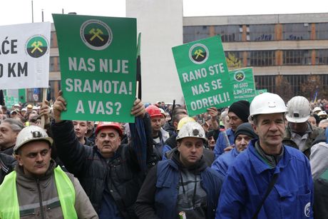 Protest rudari Sarajevo