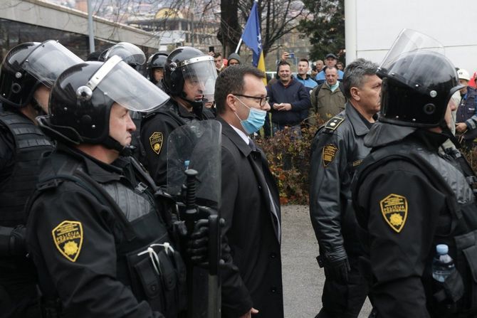 Protest rudari Sarajevo