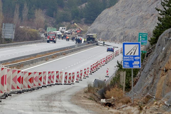 Bugarska zapalio se autobus Severna Makedonija