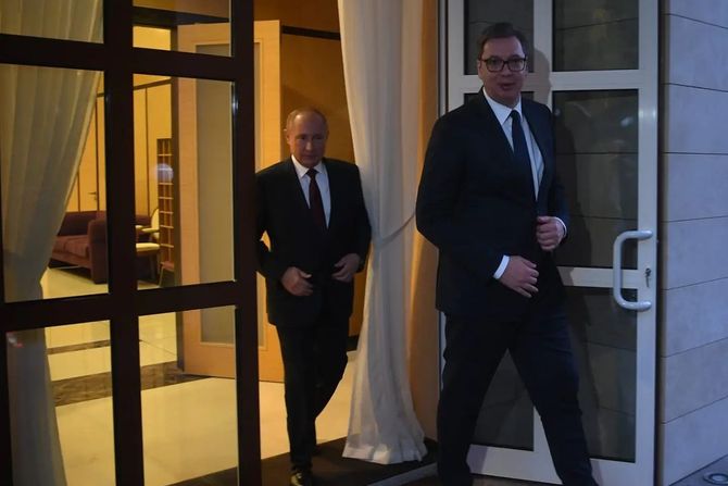 Aleksandar Vucic Vladimir  Putin Aleksandar Vucic Vladimir  Putin