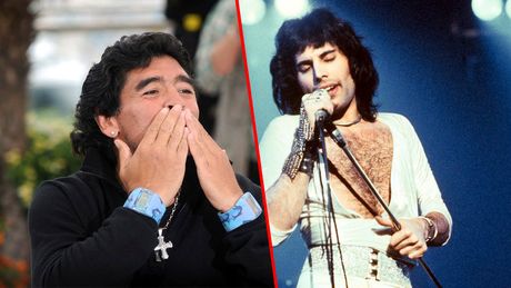 Dijego Diego Maradona, Fredi Merkjuri Freddie Mercury