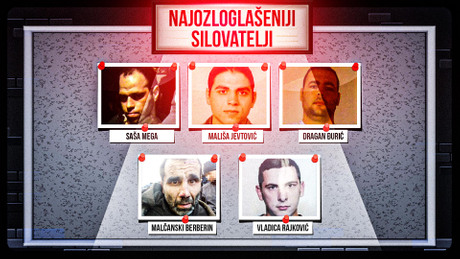Najozloglaseniji silovatelji srbije, Sasa Mega, Malisa Jevtovic, Dragan Djuric, Malcanski berberin, Vladica Rajkovic