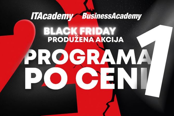 ITAcademy i BusinessAcademy Black friday akcija