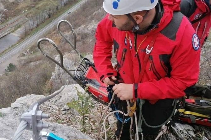 Gorska služba spasavanja, vežba