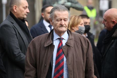 Milutin Mrkonjić, Sahrana Milutin Mrkonjić, Sahrana